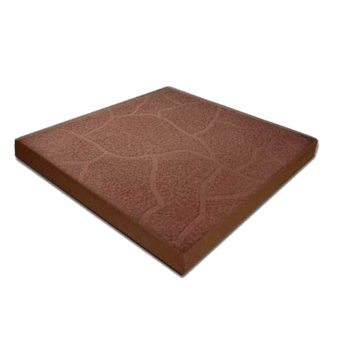 Тротуарная плитка Тучка 300*300*30 коричневый