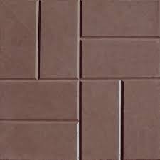 Тротуарная плитка "8 кирпичей" 300*300*30 коричневый 