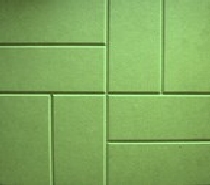 Тротуарная плитка 8 кирпичей 40*40*5 зеленый